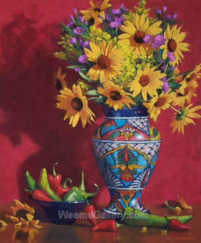 Wild Sunflowers by Sarah Blumenschein